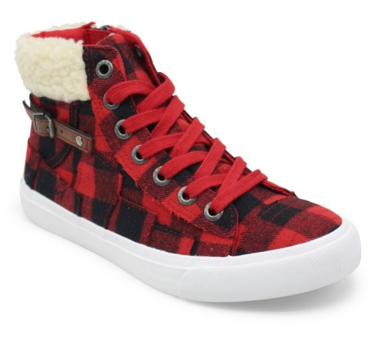 Plaid blowfish fashion sneakers