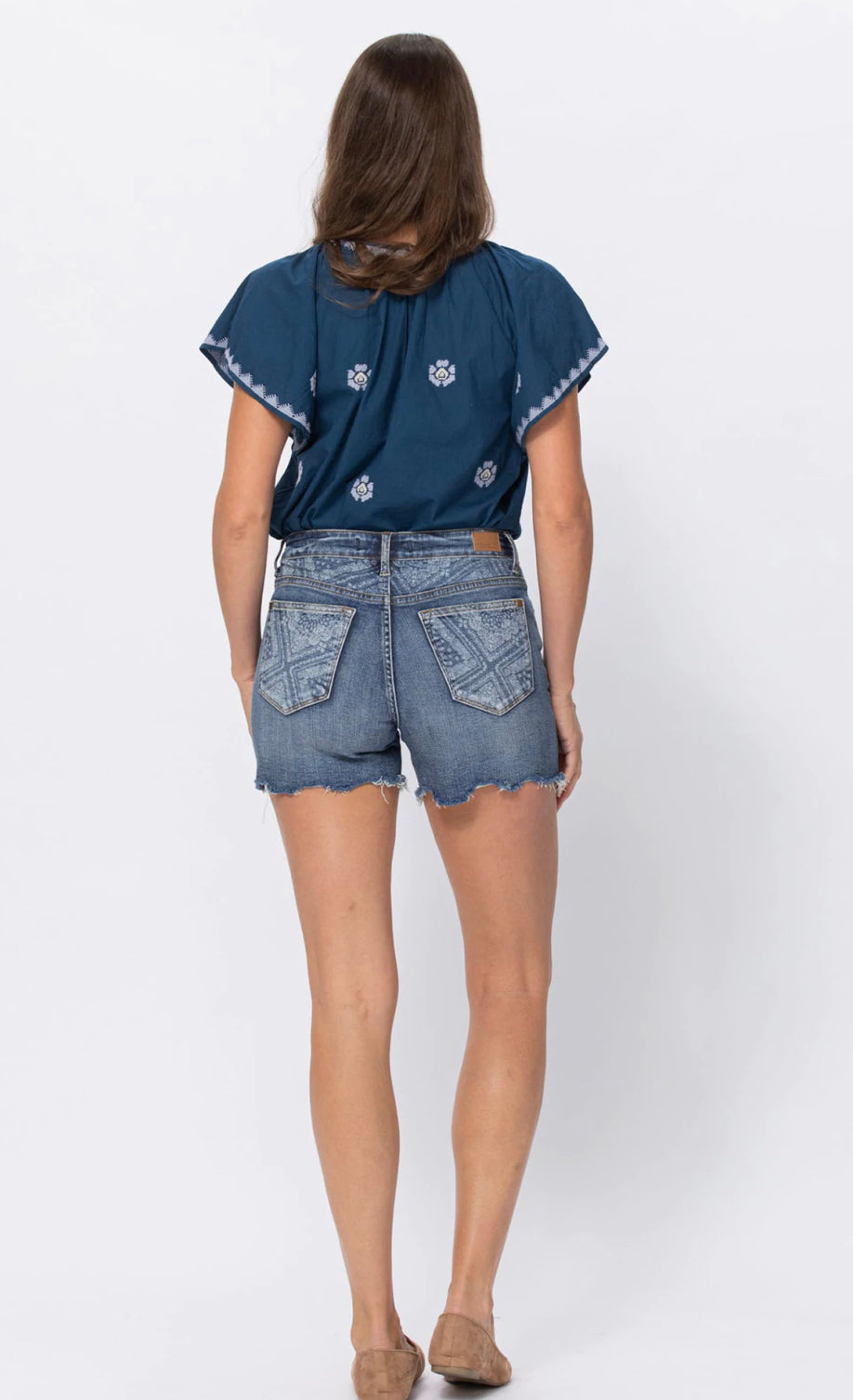 Judy Blue Trina Midrise Shorts, Hot Pink – Sew Southern Designs
