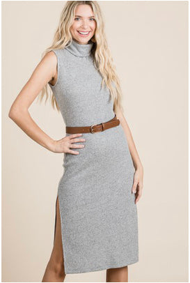 Sleeveless turtleneck dress Sleeveless turtleneck dress